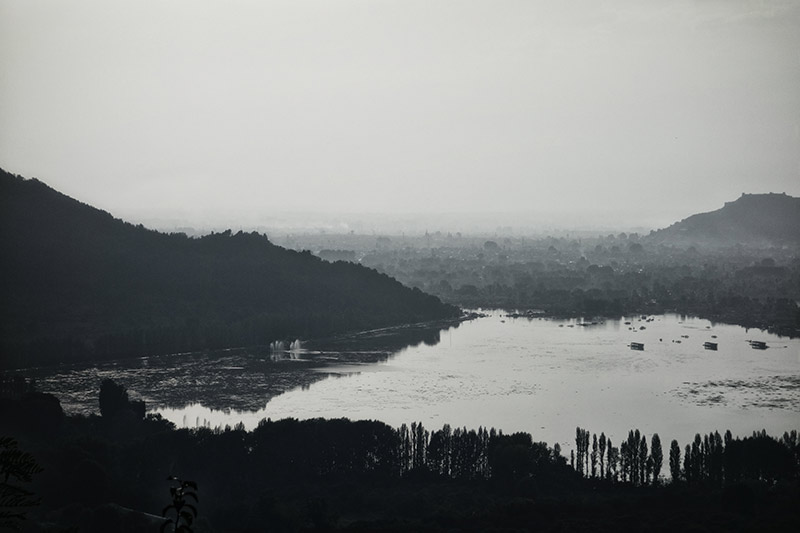 Srinagar from above